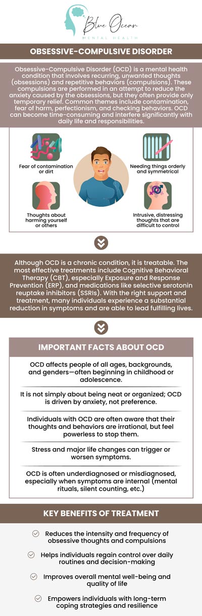 Common questions asked by patients: What causes obsessive-compulsive disorder, and is it hereditary? How can therapy help in managing obsessive-compulsive disorder? What are the differences between obsessions and compulsions in OCD? Can OCD symptoms worsen over time if left untreated? For more information, contact us or schedule an appointment online. We are conveniently located at 11850 Wilshire Blvd, Suite 200A, Los Angeles, CA 90025. We serve patients from Los Angeles CA, Pasadena CA, Beverly Hills CA, Glendale CA, Huntington Park CA, East Los Angeles CA, and surrounding areas. Common questions asked by patients: What causes obsessive-compulsive disorder, and is it hereditary? How can therapy help in managing obsessive-compulsive disorder? What are the differences between obsessions and compulsions in OCD? Can OCD symptoms worsen over time if left untreated? For more information, contact us or schedule an appointment online. We are conveniently located at 11850 Wilshire Blvd, Suite 200A, Los Angeles, CA 90025. We serve patients from Los Angeles CA, Pasadena CA, Beverly Hills CA, Glendale CA, Huntington Park CA, East Los Angeles CA, and surrounding areas.
