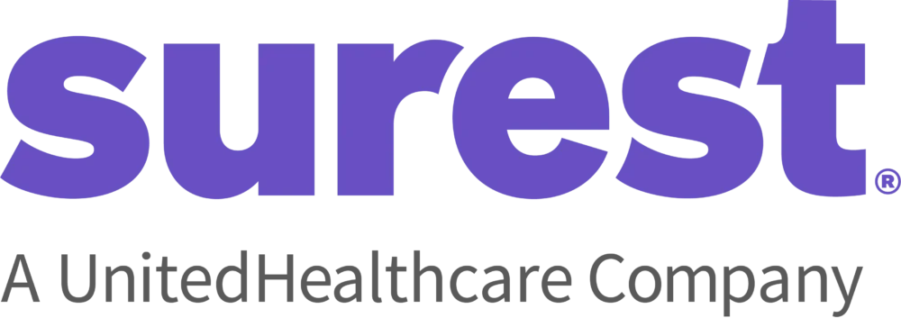 surest logo purple
