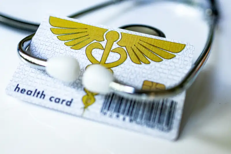 Health insurance card representing psychiatric coverage verification for Aetna, Cigna, and other accepted plans