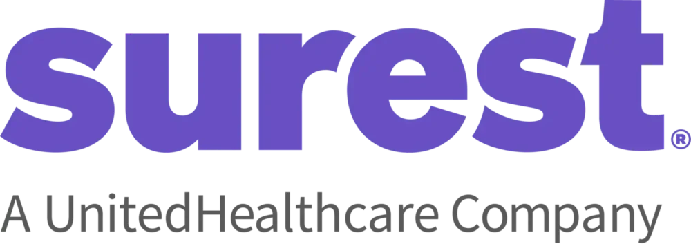 surest logo purple